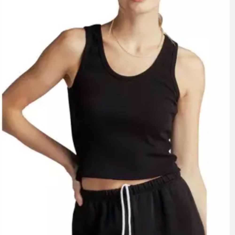 ❤️3X20 UNIVERSAL THREAD Women Black Ribbed Tank | XL